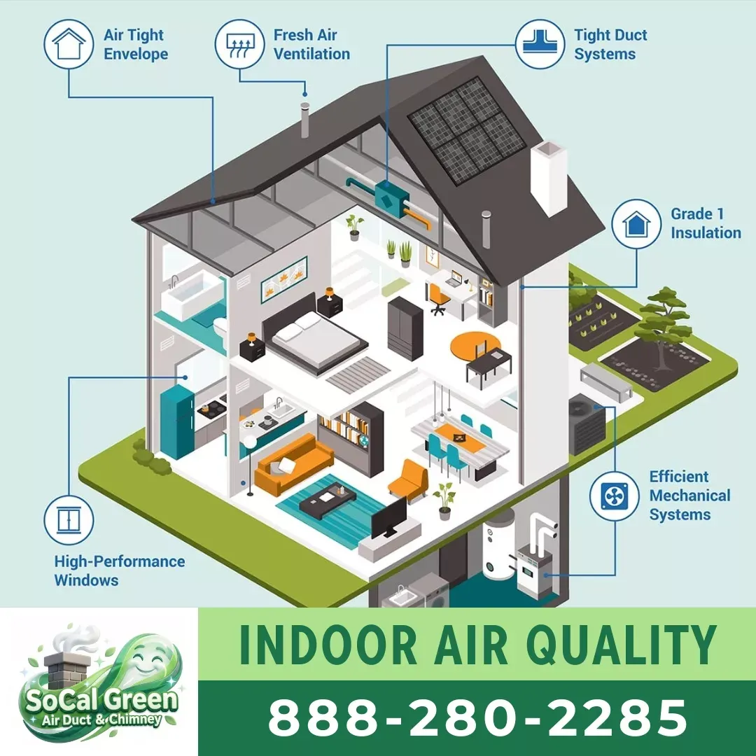 HVAC-integrated whole-home air purification system